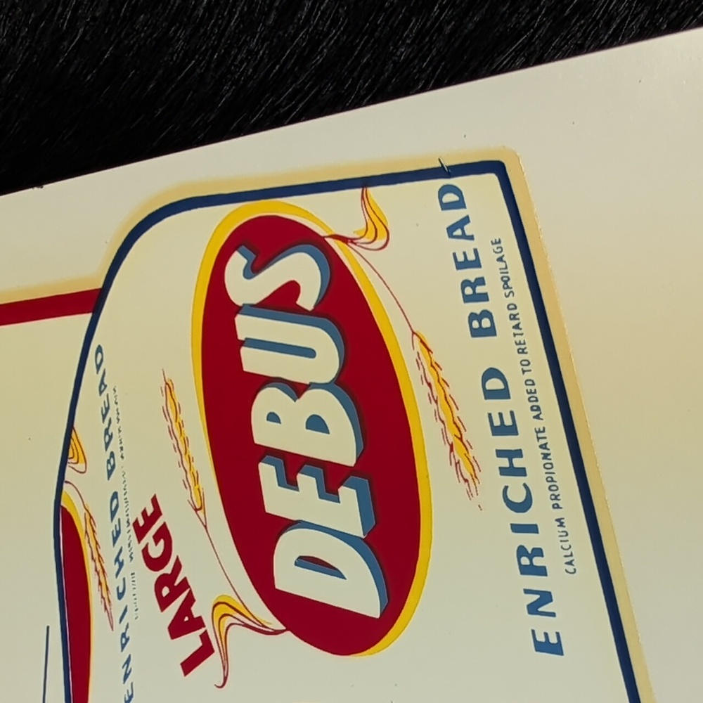 Vintage Debus Bread Store Hours Advertisement White Bread - Picture 6 of 9